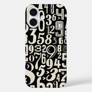 Numbers iPhone 16 Case