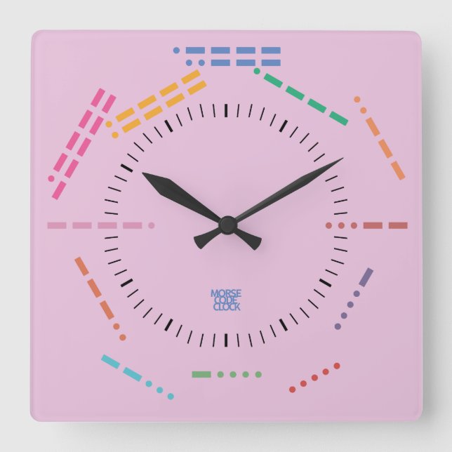 NUMBERS CODE MORSE CLOCK BY MASANSER PIXELAT (Front)