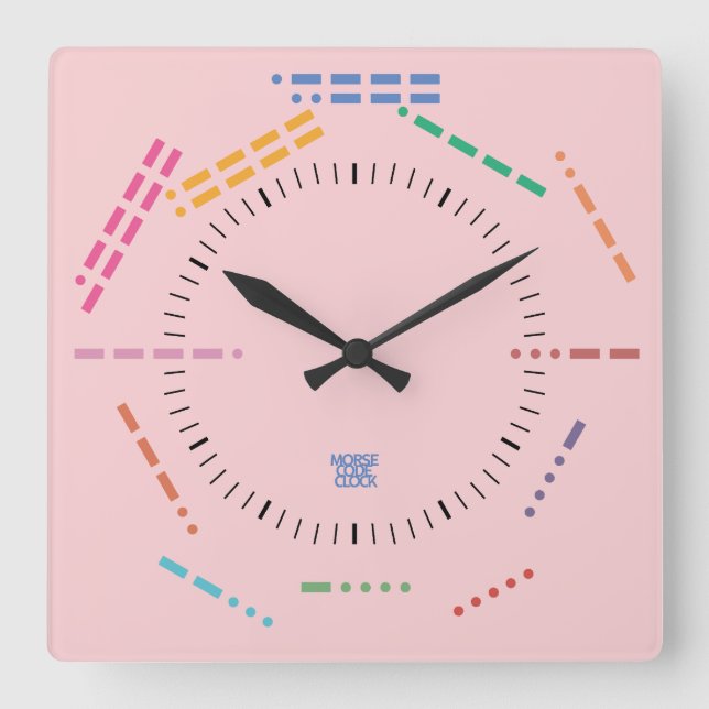 NUMBERS CODE MORSE CLOCK BY MASANSER PIXELAT (Front)