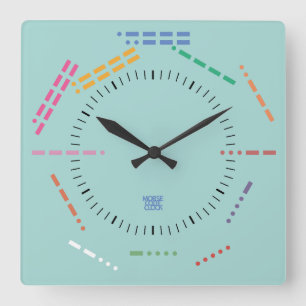 NUMBERS CODE MORSE CLOCK BY MASANSER PIXELAT