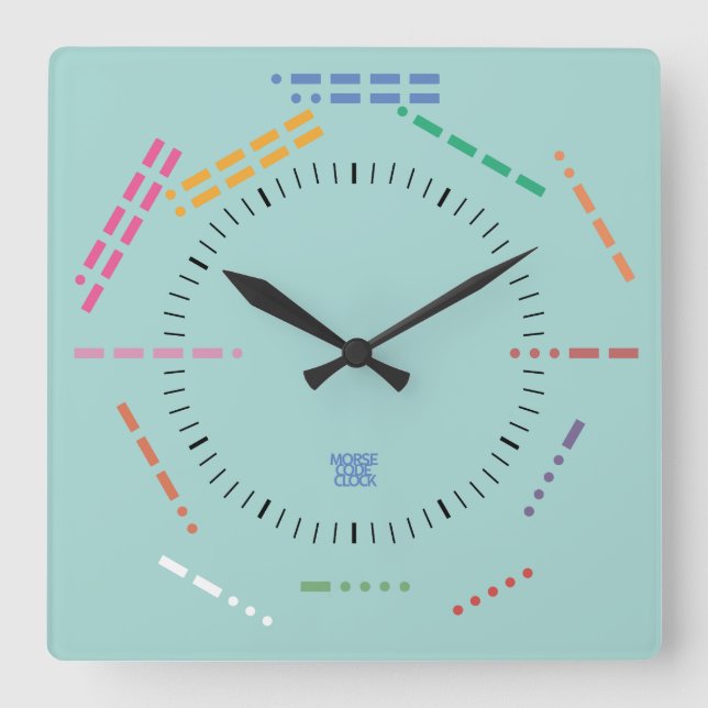 NUMBERS CODE MORSE CLOCK BY MASANSER PIXELAT (Front)