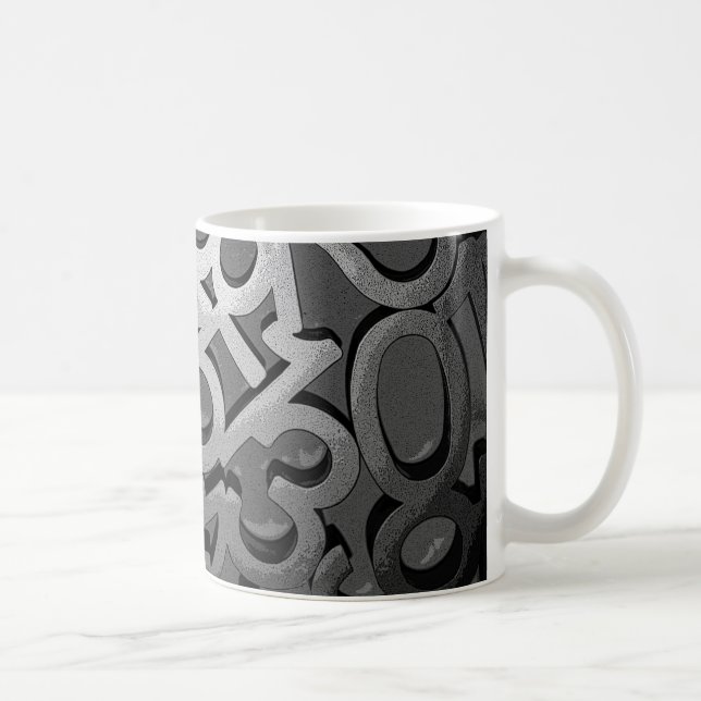 Numbers Coffee Mug (Right)