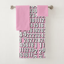Numbers Kids Pink   