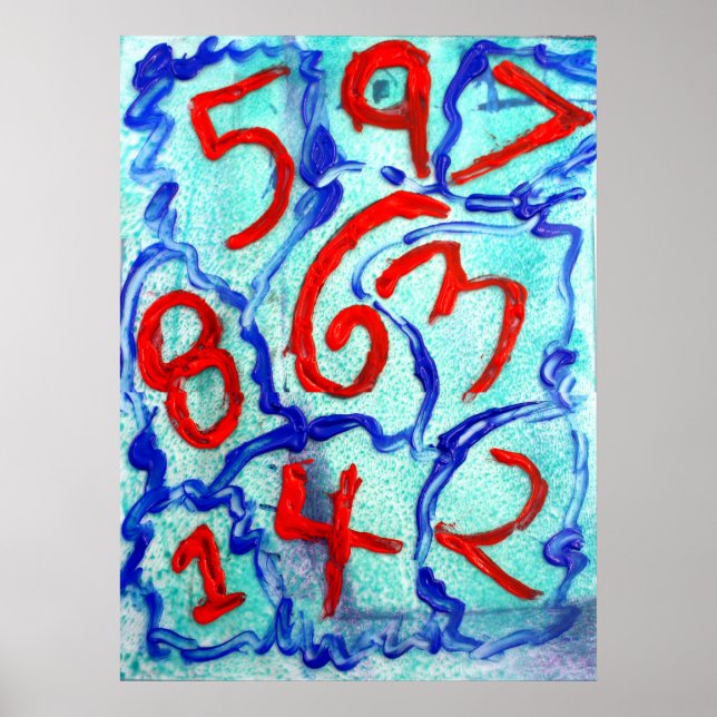 Numbers Poster (Front)