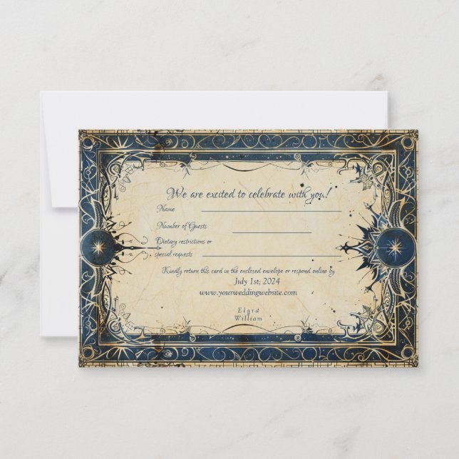 Numenorean Royal Thank You Card (Front)