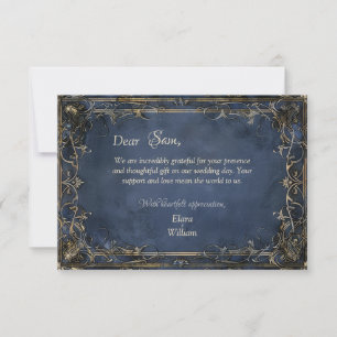 Numenorean Royal Wedding Thank You Card