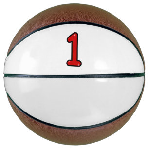 Numeral 1, one, 1 year, number 1, number one basketball