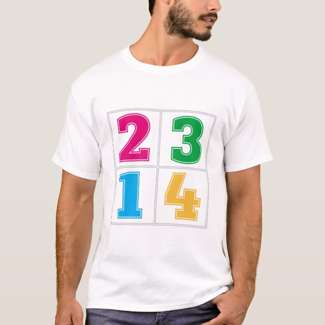 Numerical serie 1234 T-Shirt (Front)