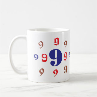 Numerology 9 Mug
