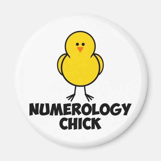 Numerology Chick Magnet (Front)