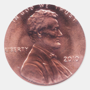 Numismatic Gift Classic Round Sticker