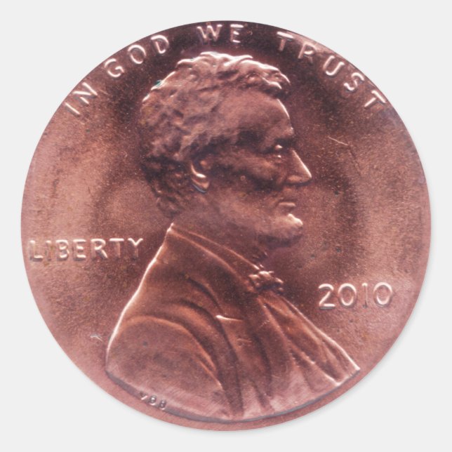 Numismatic Gift Classic Round Sticker (Front)