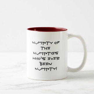 Numpty of the NumptiesWho's ever been Numpty! Two-Tone Coffee Mug