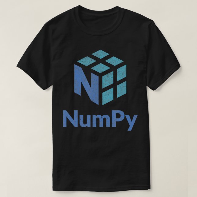 NumPy Python Library for Software Developers Progr T-Shirt (Design Front)