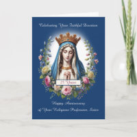 Nun 25th Anniversary of Religious Profession Mary