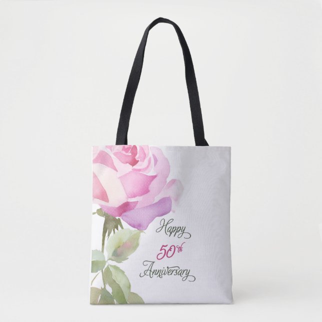 Nun 50th Anniversary Sister Catholic Jubilee Pink  Tote Bag (Front)