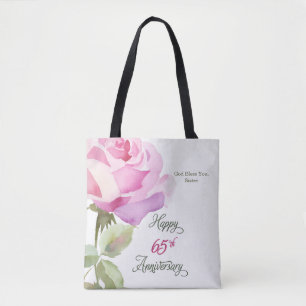 Nun 65th Anniversary Sister Catholic Jubilee Rose Tote Bag