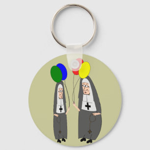 Nun Birthday Gifts Key Ring