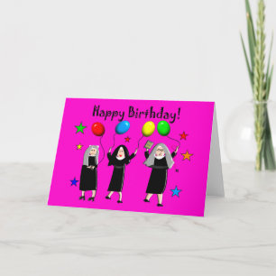 Nun Happy Birthday Cards & Gifts