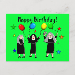 Nun Happy Birthday Cards & Gifts