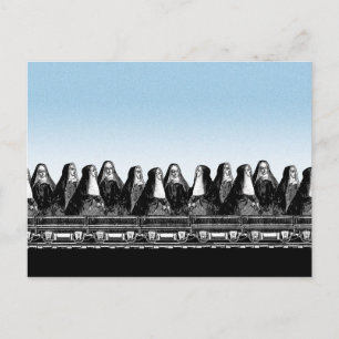 Nun Train Postcard