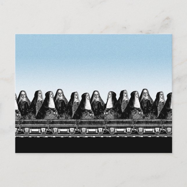 Nun Train Postcard (Front)