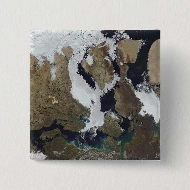 Nunavut, Canada 15 Cm Square Badge (Front)