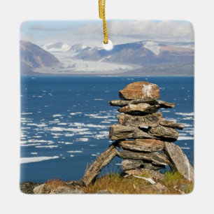 Nunavut, Canada Ceramic Ornament