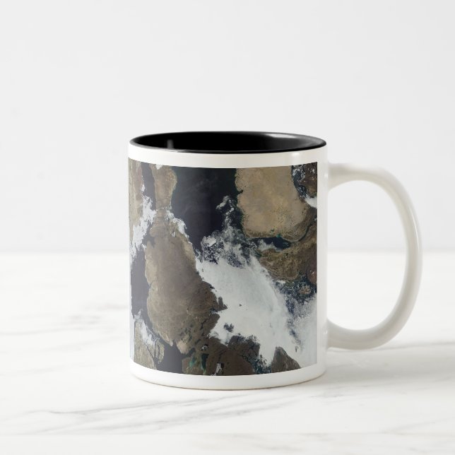 Nunavut, Canada Two-Tone Coffee Mug (Right)