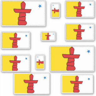 Nunavut Flags Graphic