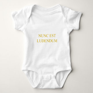 nunc est ludendum Latein Baby Bodysuit