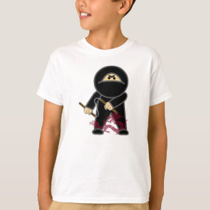 Nunchaku Ninja, Hidden Dragon Kid's T-shirt