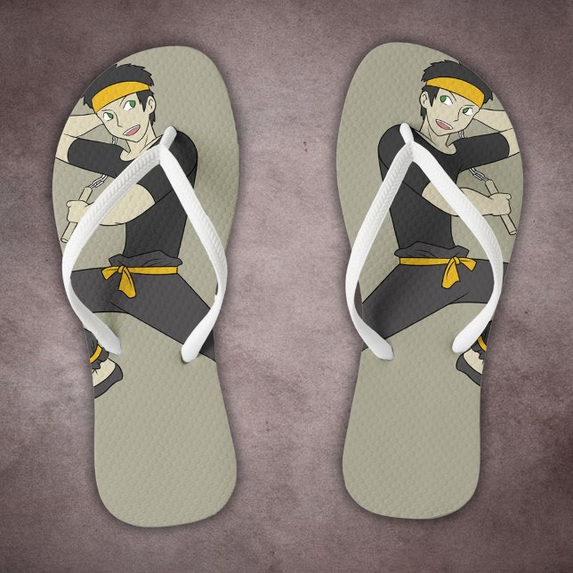 Nunchaku Striker Flip Flops (Creator Uploaded)