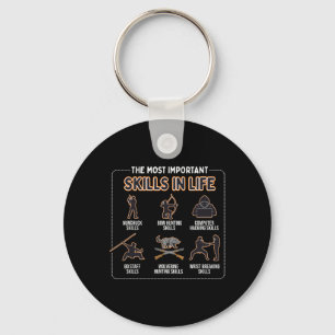 Nunchuck Skills The Most Important Skills In Life Key Ring
