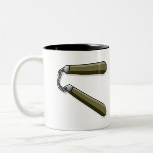 Nunchucks Two-Tone Coffee Mug