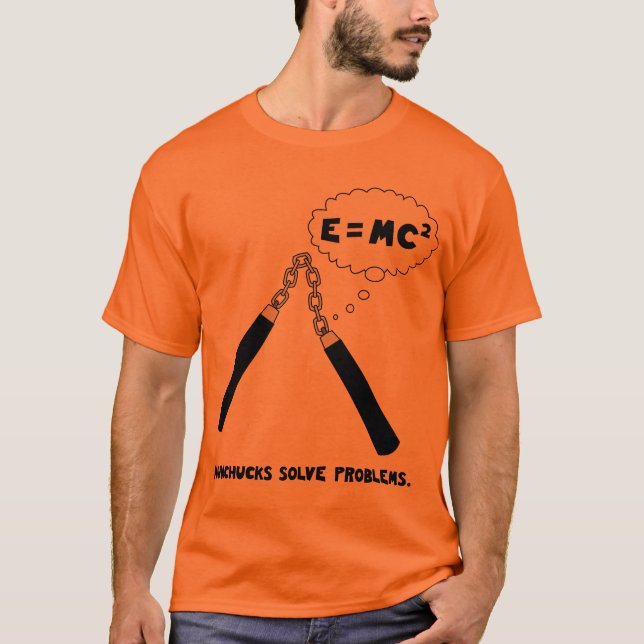 Nunchucks Orange T-Shirt (Front)