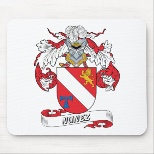 Nunez Family Crest Mouse Mat