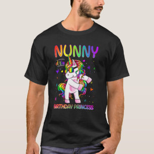 Nunny Of The Birthday Princess Girl Flossing Unico T-Shirt