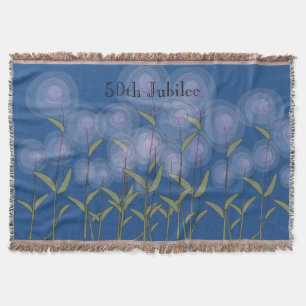 Nuns 50th Golden Jubilee Woven Blanket Floral