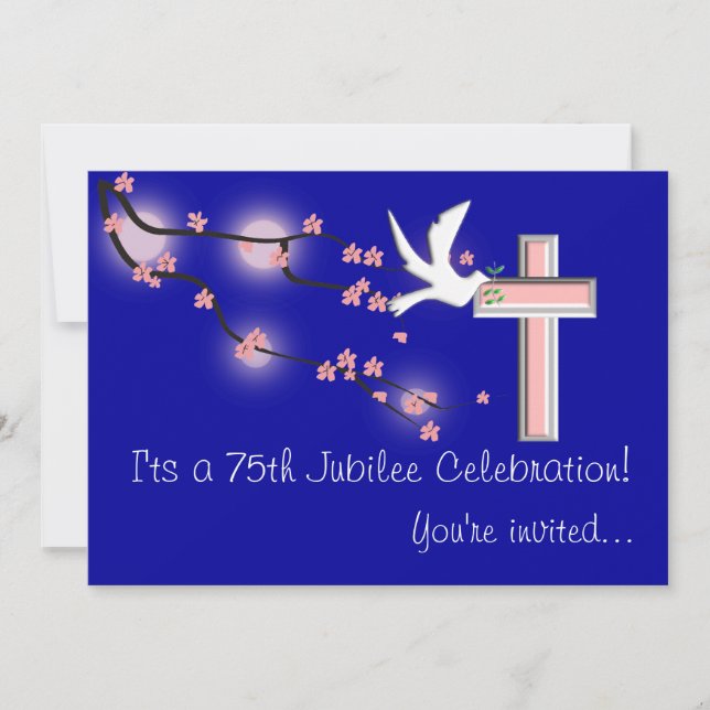 Nuns 75th Jubilee Celebration Invitations (Front)