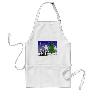 Nuns Christmas Cards "Merry Christmas" Standard Apron