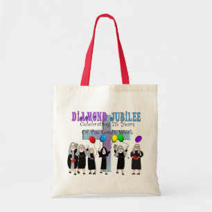 Nuns Diamond 75th Jubilee Gifts Tote Bag