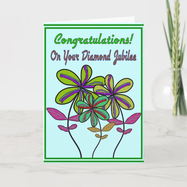 Nuns Diamond Jubilee 75th Year of Service Card (Front)