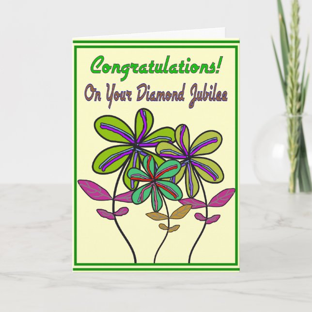 Nuns Diamond Jubilee 75th Year of Service Card (Front)