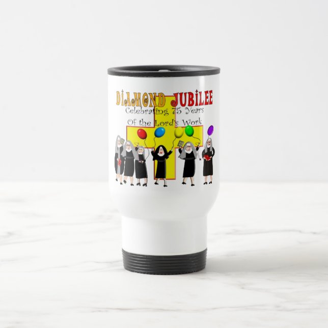 Nuns Diamond Jubilee 75th Year of Service Travel Mug (Center)