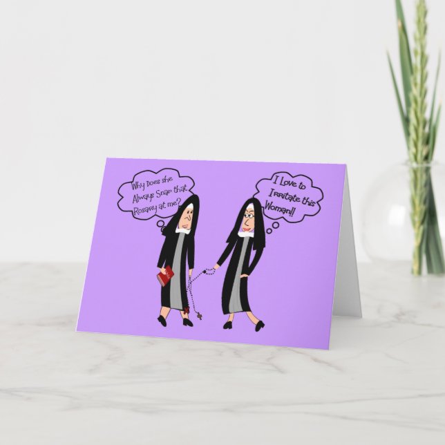 Nuns "Extreme Irritation" Gifts Card (Front)