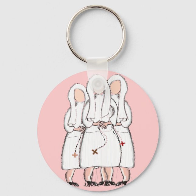 Nuns Gifts "Three Sisters" Key Ring (Front)