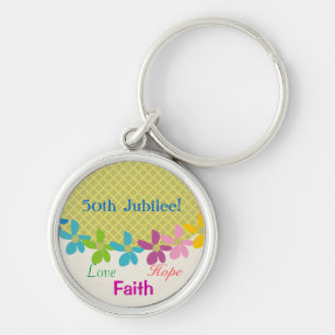 Nuns Golden 50th Jubilee Key Ring