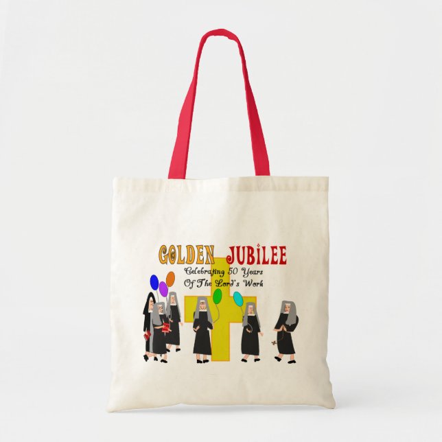 Nuns Golden 50th Jubilee Tote Bag (Front)