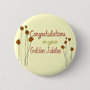 Nuns Golden Jubilee (50th Anniversary) Gifts 6 Cm Round Badge
